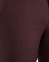 Maroon Wool Men Slim Fit Dress Pants 4