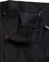 Black Cotton Stretch Skinny Dress Pants 5