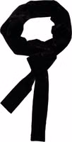 Black Viscose Wide Waist Women Belt 2