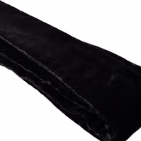 Black Viscose Wide Waist Women Belt 3