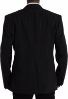 Black SICILIA Single Breasted Coat Blazer 3