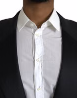 Black SICILIA Single Breasted Coat Blazer 4