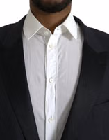 Blue MARTINI Single Breasted Coat Blazer 4