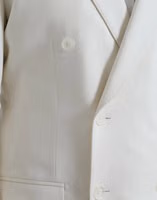 White Wool MARTINI Double Breasted Blazer 5
