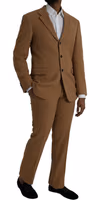 Brown Cashmere 2 Piece Single Breasted Suit 3