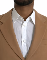 Brown Cashmere 2 Piece Single Breasted Suit 5
