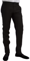 Dark Brown Wool Slim Fit Formal Pants 2