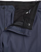 Blue Wool Slim Fit Dress Formal Pants 4