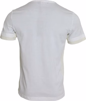 White Cotton Pocket Short Sleeves T-shirt