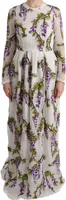 White Floral Embroidered Maxi Dress 1