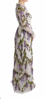 White Floral Embroidered Maxi Dress 4