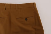 Brown Stretch Cotton Pants 5