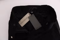 Black Viscose Flare Bootcut Pants 5