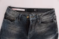 Blue Wash Cotton Blend Slim Fit Jeans 5