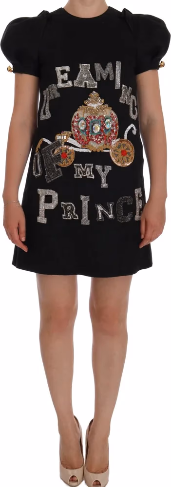 Gray Crystal "Dreaming of My Prince" Dress