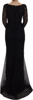 Black Floral Sheath Dress 3