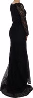 Black Floral Sheath Dress 4