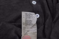Gray Cotton Linen Long Sleeves Pullover Sweater 5