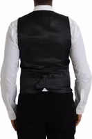 Gray Wool Formal Dress Waistcoat Vest 3
