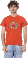 Red Cotton Men T-Shirt 1
