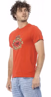 Red Cotton Men T-Shirt 2
