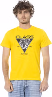Yellow Cotton Men T-Shirt 1