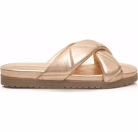 Beige Lambskin Women Sandal 1