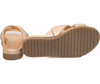 Beige Lambskin Women Sandal 4