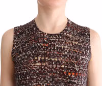 Multicolor Print Knit Top Wool T-shirt 4