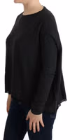 Gray Viscose Knitted Sweater 2