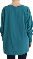 Green Cotton Oversized Sweater 3