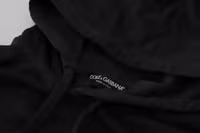 Black Cotton Logo Hooded Sweatshirt Sweater 2