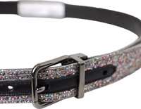 Multicolor Embellished Silver Metal Buckle Belt 3