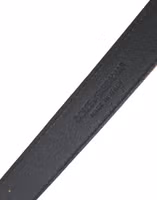 Gold Glitter Leather Silver Metal Buckle Belt 5