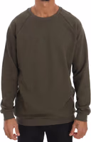 Green Crewneck Cotton Sweater 1