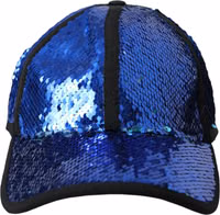 Royal Blue Sequin Baseball Hat Men 1