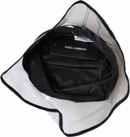 Black Polyester Plastic Bucket Hat Men 4