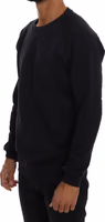 Blue Crewneck Cotton Sweater 2