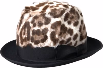 Multicolor Leopard Women Fedora Hat