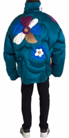 Multicolor Floral Windbreaker Puffer Jacket 3