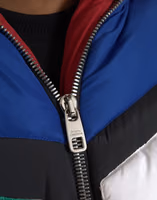 Multicolor Quilted Hooded Puffer Jacket 5