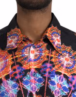 Multicolor Luminarie Silk Men Casual Shirt 4