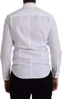 White Cotton Long Sleeve Dress MARTINI Shirt 3