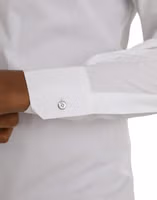 White Cotton Long Sleeve Dress MARTINI Shirt 5