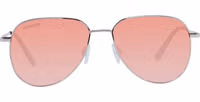 Rose Gold Metal Sunglasses 2