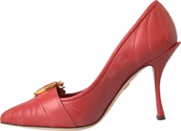 Red Devotion Leather Heels Pumps Shoes 4