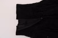 Black Floral Cutout Lace A-Line Skirt 4