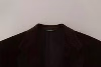 Brown Corduroy Slim Fit Coat DG Logo Blazer 5
