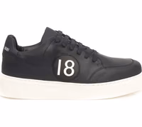 Blue Cowhide Men Sneaker 1