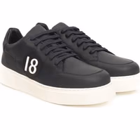 Blue Cowhide Men Sneaker 3